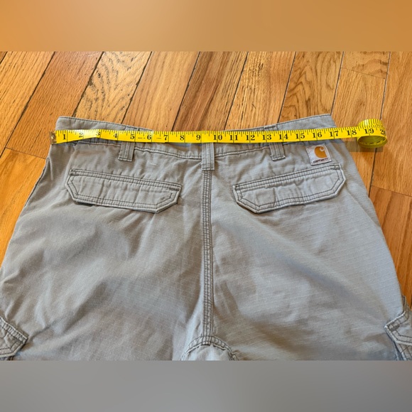 Carhartt Force Cargo Shorts Classic Light Grey Relaxed Fit Men’s Size 36 - Picture 12 of 14